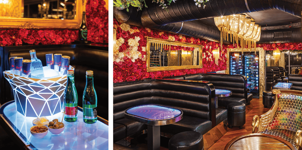 VIP box and bottle service reservation