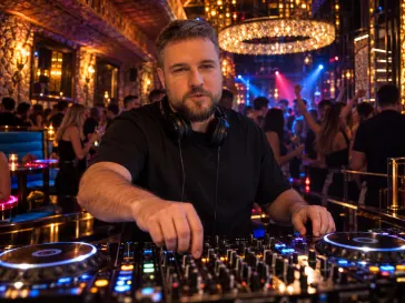 DJ Poeta at Zlatý Strom