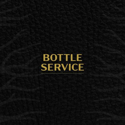 Bottle service menu cover